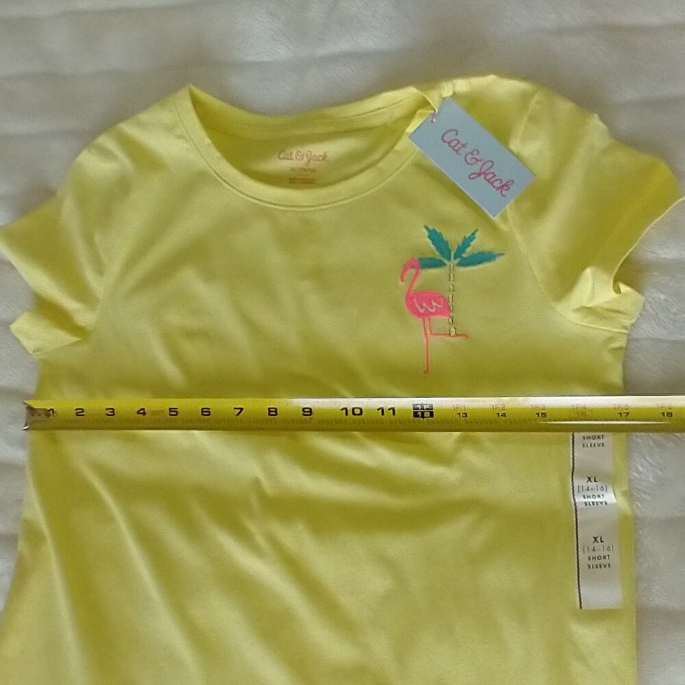 Cat and Jack T-shirts Yellow T Shirt - Picture 6 of 13